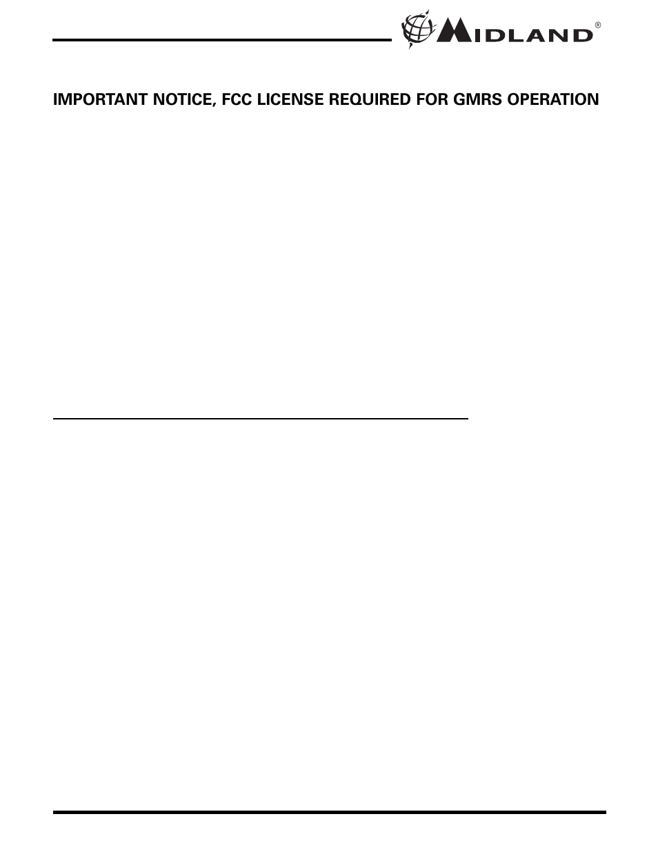 Midland Radio GXT300 User Manual | Page 4 / 20