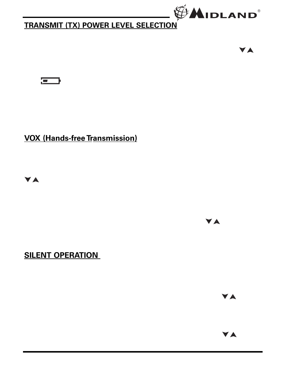 MIDLAND GXT710/735/750 User Manual | Page 11 / 24
