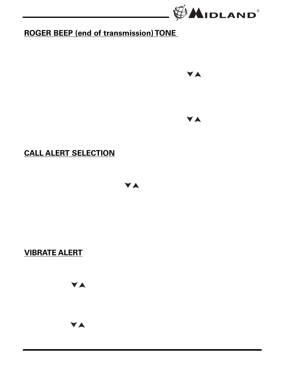 MIDLAND GXT710/735/750 User Manual | Page 12 / 24