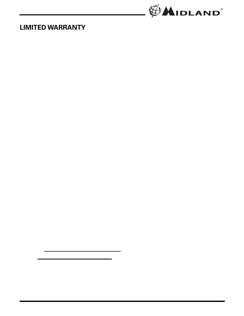 MIDLAND GXT710/735/750 User Manual | Page 18 / 24