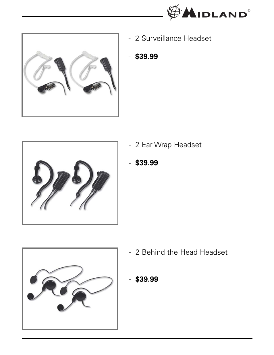 MIDLAND GXT710/735/750 User Manual | Page 21 / 24