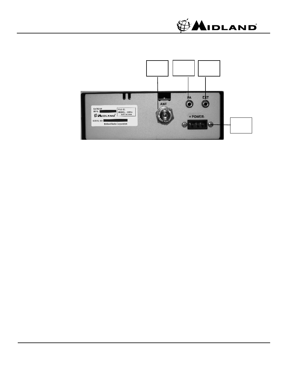 Back panel features and operation, How to operate the public address, Model 5001z owner’s manual | MIDLAND 5001z User Manual | Page 9 / 14