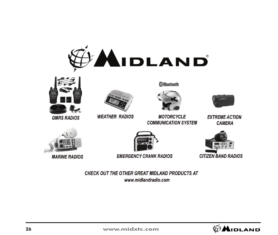 Midland Radio XTC Wearable Video Camera XTC300 User Manual | Page 27 / 28