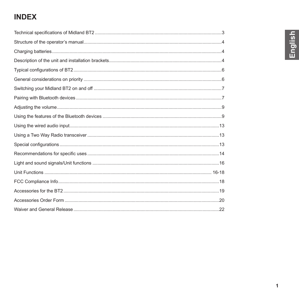 MIDLAND BT2 User Manual | 23 pages