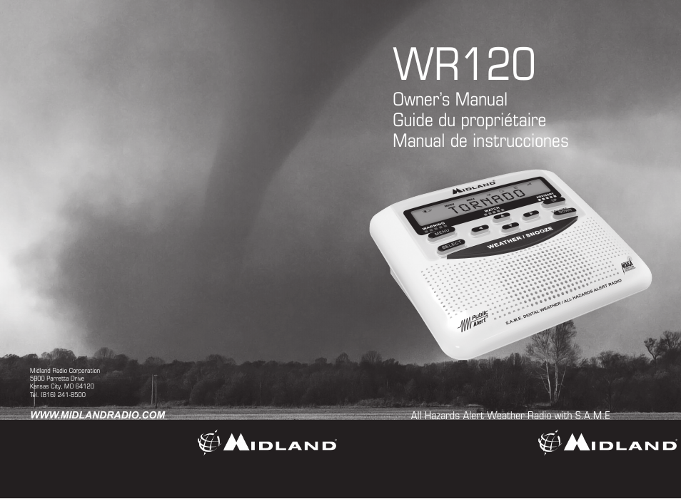 MIDLAND WR-120 Owner Manual User Manual | 39 pages