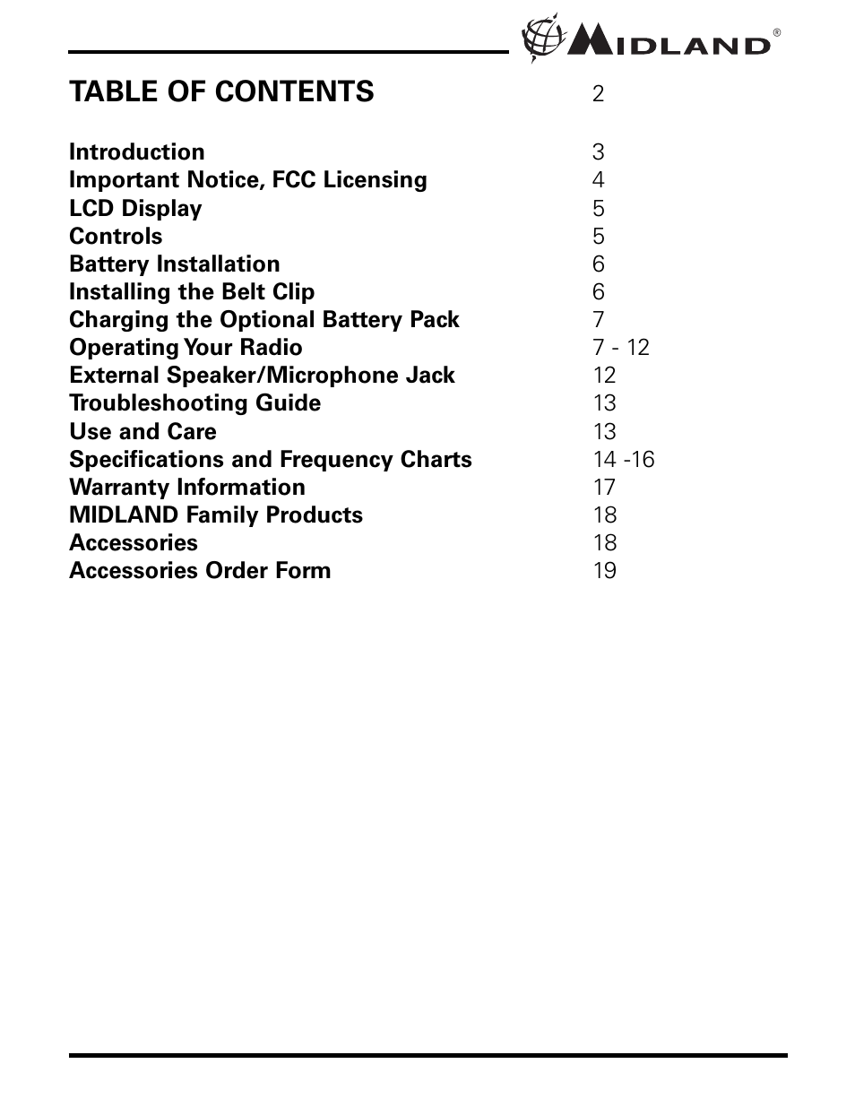 Midland Radio NAUTICO 3 User Manual | Page 2 / 20