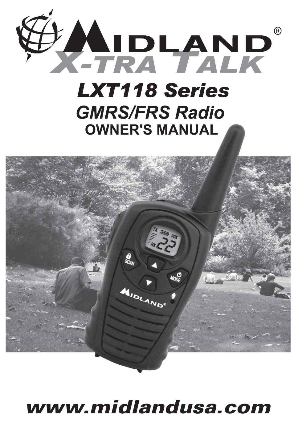 MIDLAND X-TRA TALK  LXT118 User Manual | 12 pages