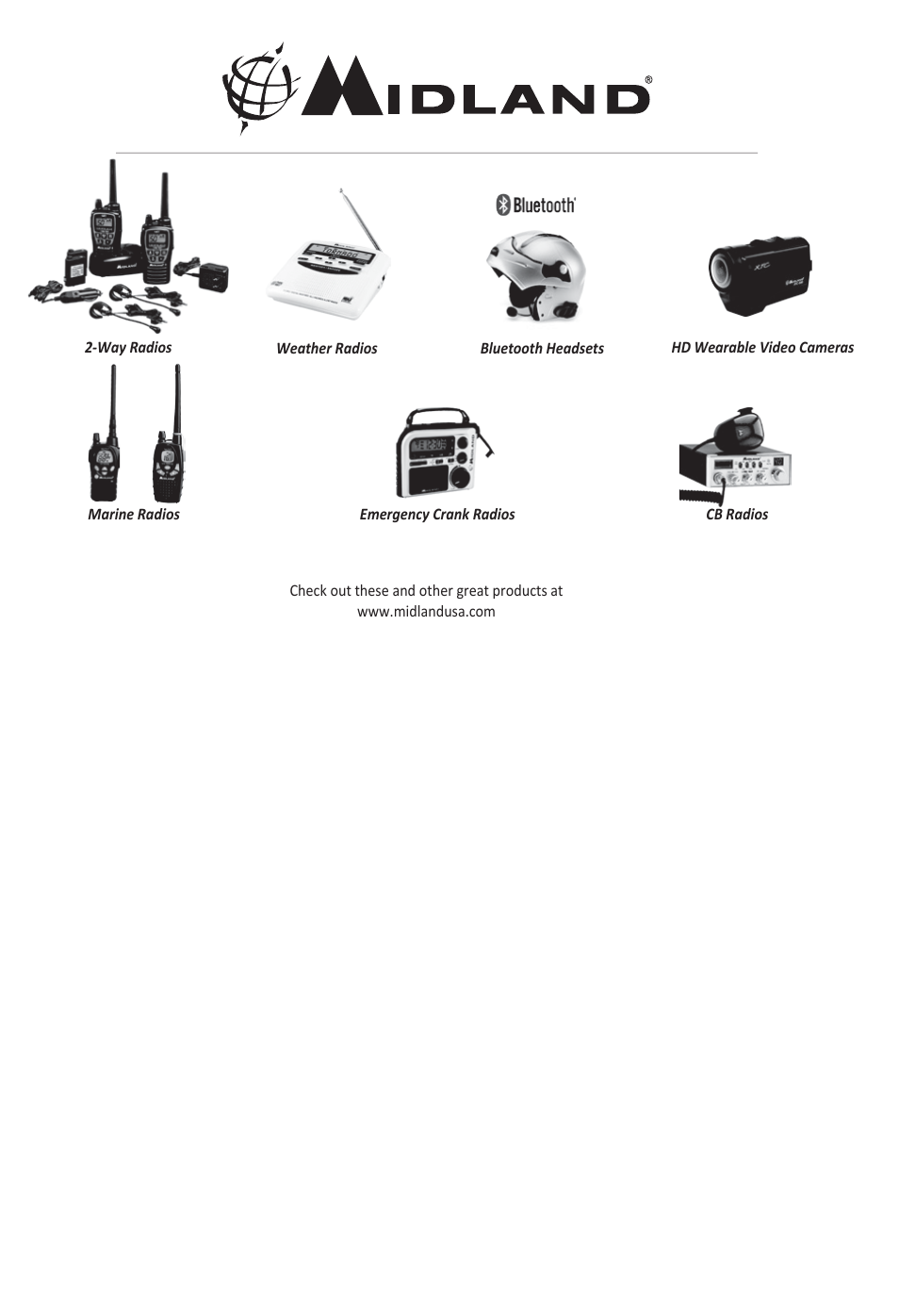 MIDLAND X-TRA TALK  LXT118 User Manual | Page 9 / 12