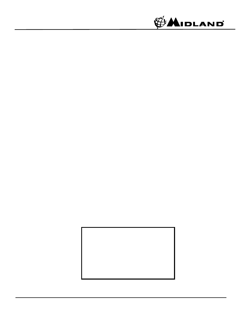 Model 1001lwx owner’s manual, Table of contents able of contents | MIDLAND 1001LWX User Manual | Page 2 / 14