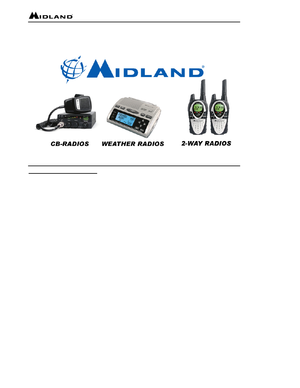 MIDLAND 75-822 User Manual | Page 17 / 18