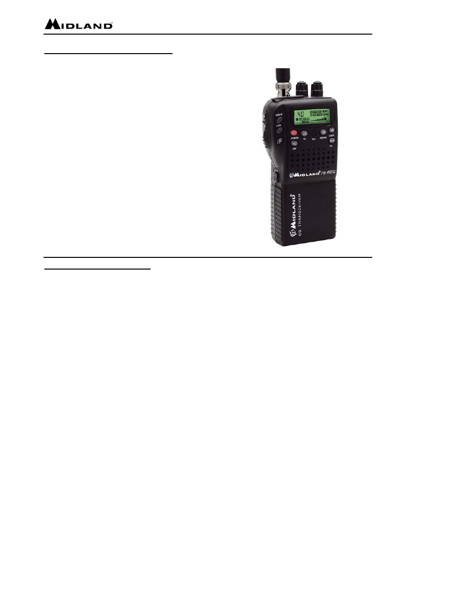 MIDLAND 75-822 User Manual | Page 6 / 18