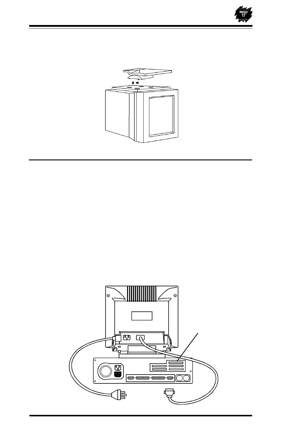 2 connecting the cable | MaxTech XT-5871 User Manual | Page 4 / 11
