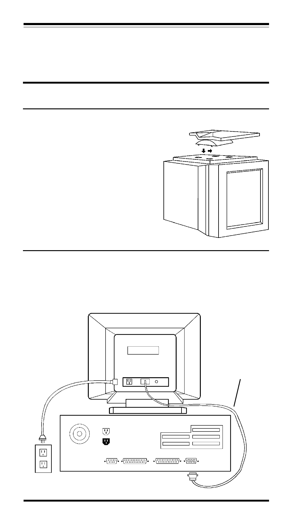 1 attaching the base, 2 connecting the cable | MaxTech XT5888 User Manual | Page 4 / 10