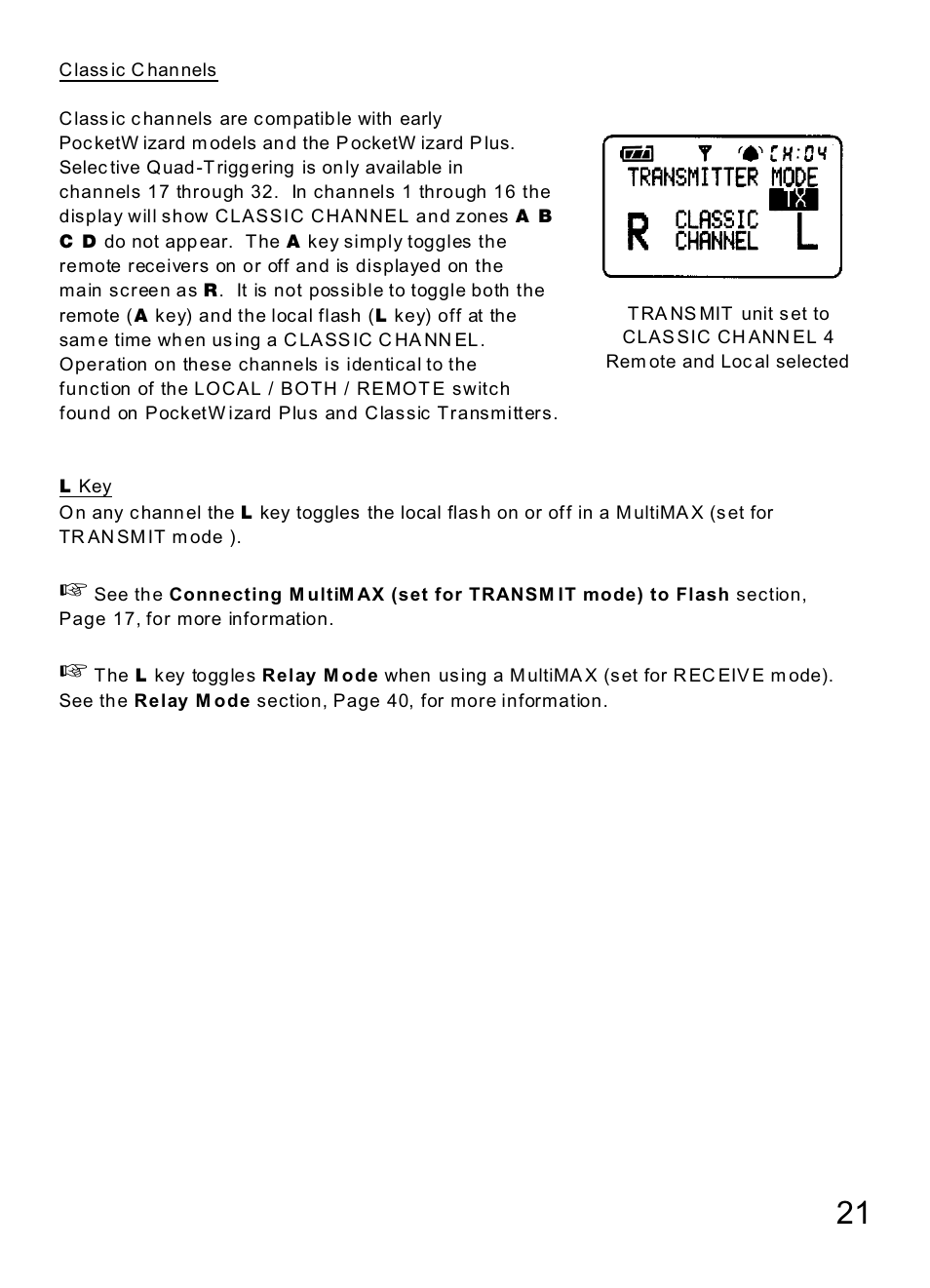MaxTech Transceiver User Manual | Page 20 / 55