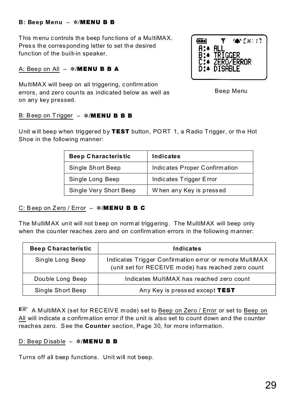 MaxTech Transceiver User Manual | Page 28 / 55