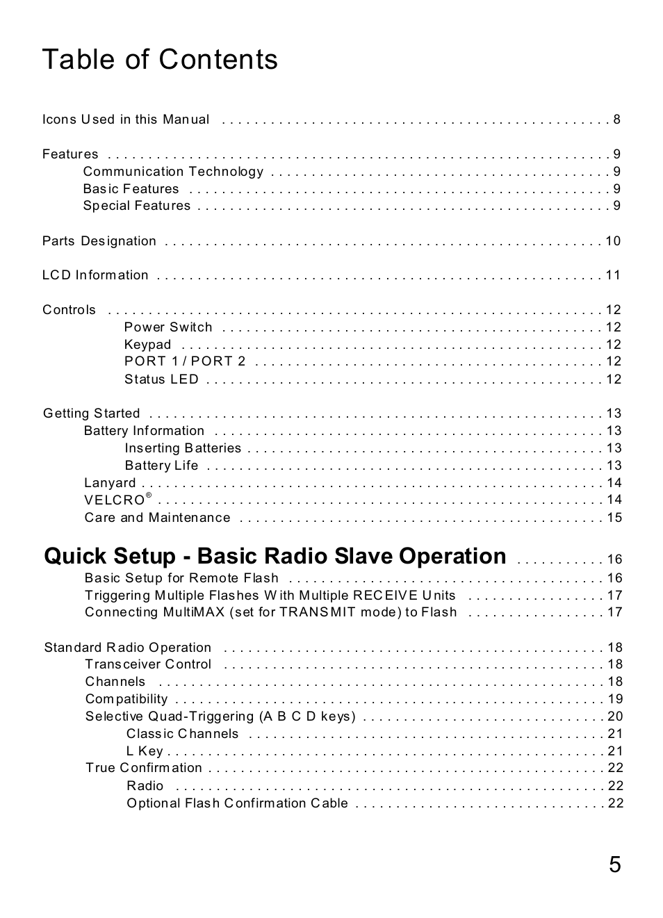 MaxTech Transceiver User Manual | Page 4 / 55