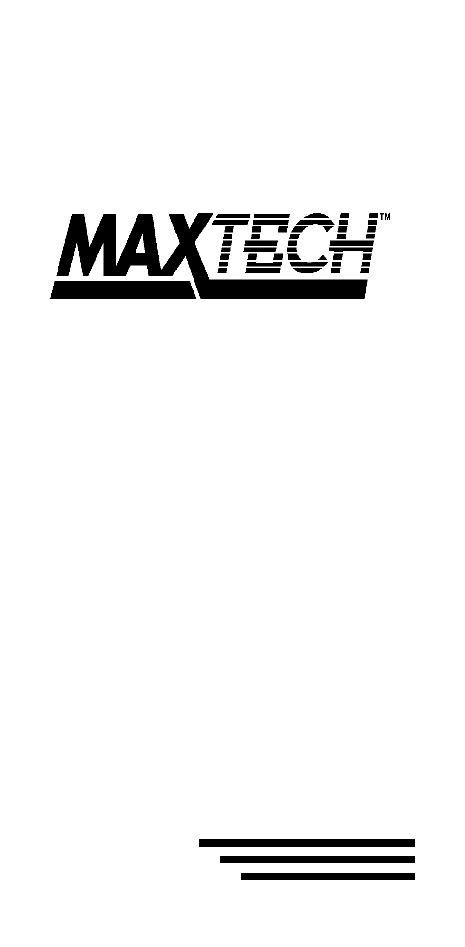 MaxTech PCN2000 Series User Manual | 14 pages