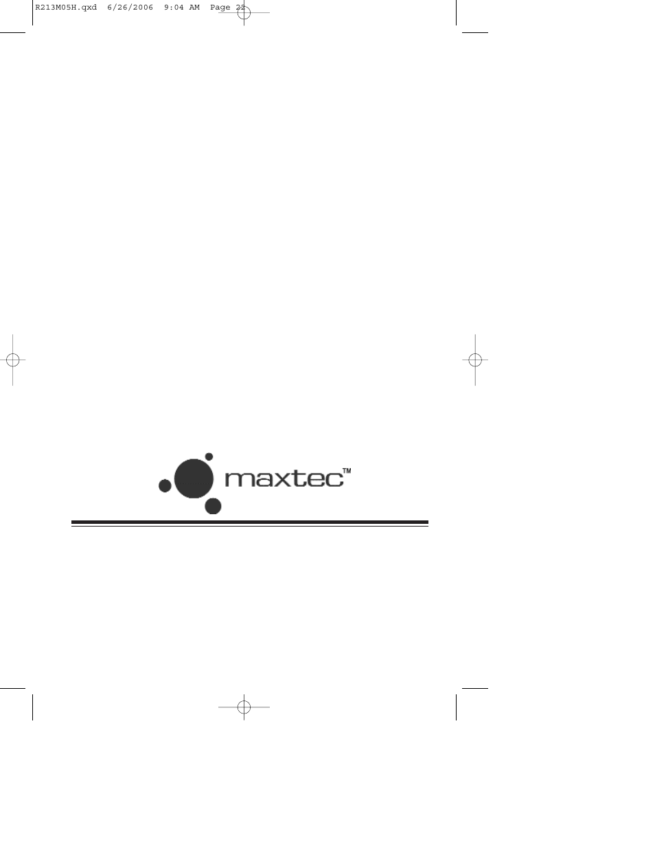 MaxTech MAXO2 OM-25ME User Manual | Page 30 / 30