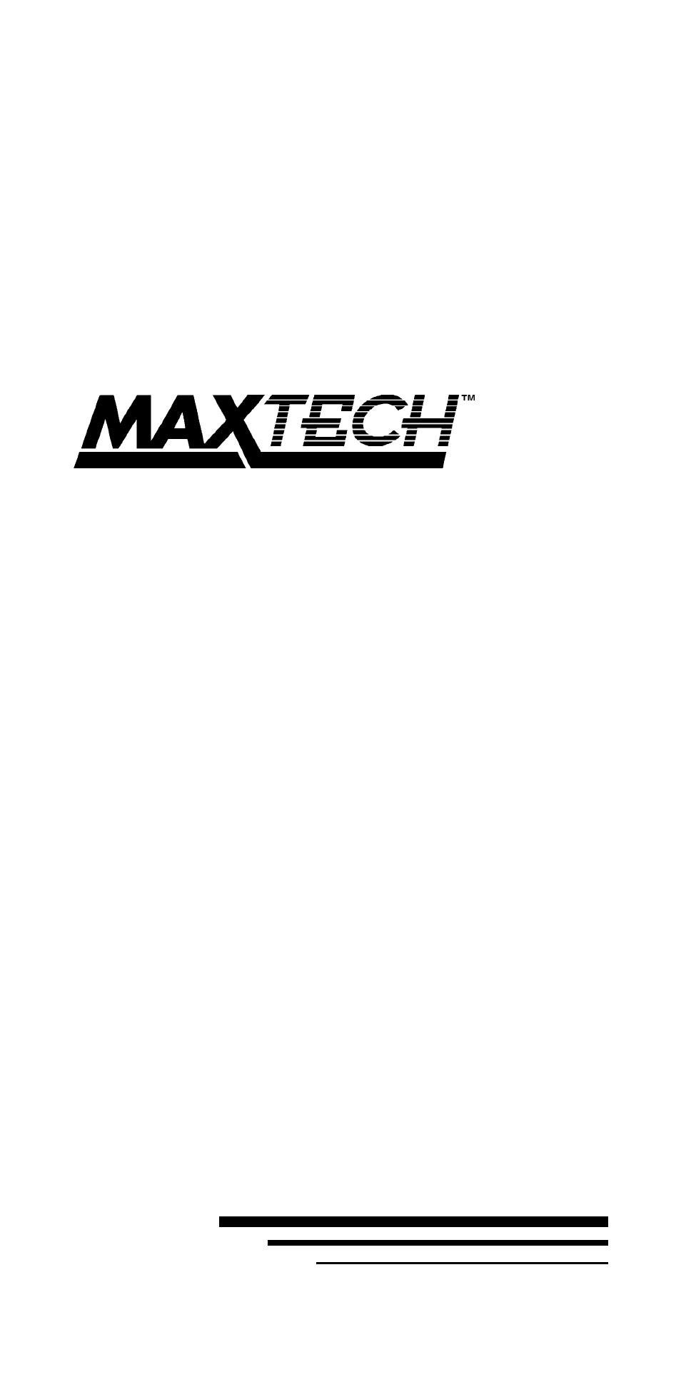 MaxTech NX-32PCI User Manual | 16 pages