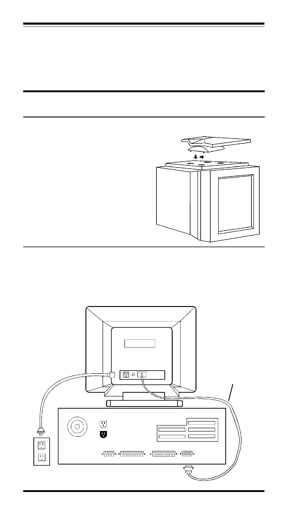1 attaching the base, 2 connecting the cable | MaxTech XT7800 User Manual | Page 4 / 10