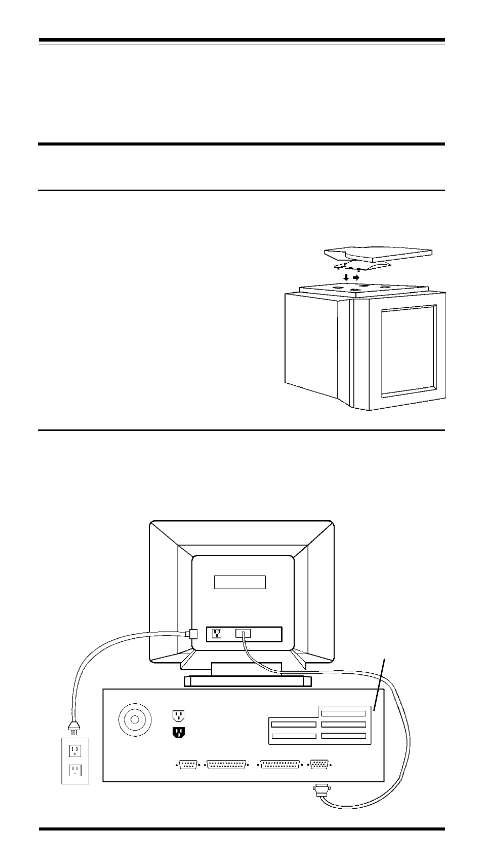 1 attaching the base, 2 connecting the cable | MaxTech XT4862 User Manual | Page 4 / 10