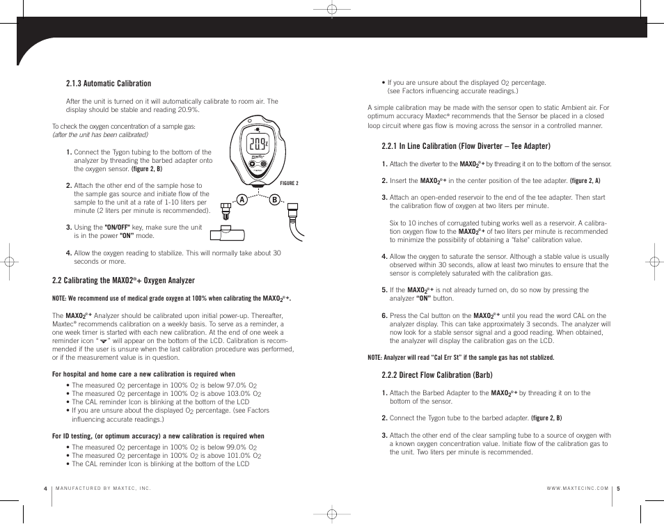 MaxTech MAXO2 User Manual | Page 6 / 13