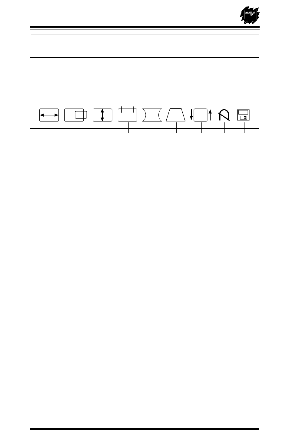 2 on-screen display | MaxTech XT-7871 User Manual | Page 6 / 12