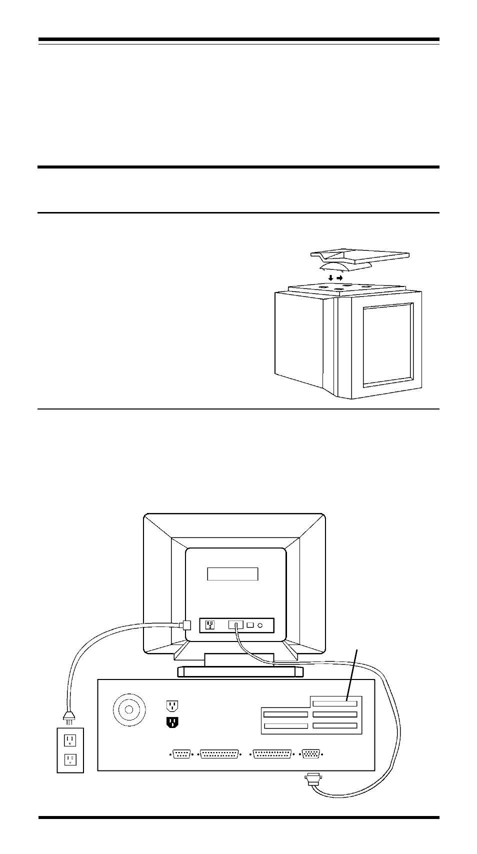 1 attaching the base, 2 connecting the cable | MaxTech XT4861 User Manual | Page 4 / 10