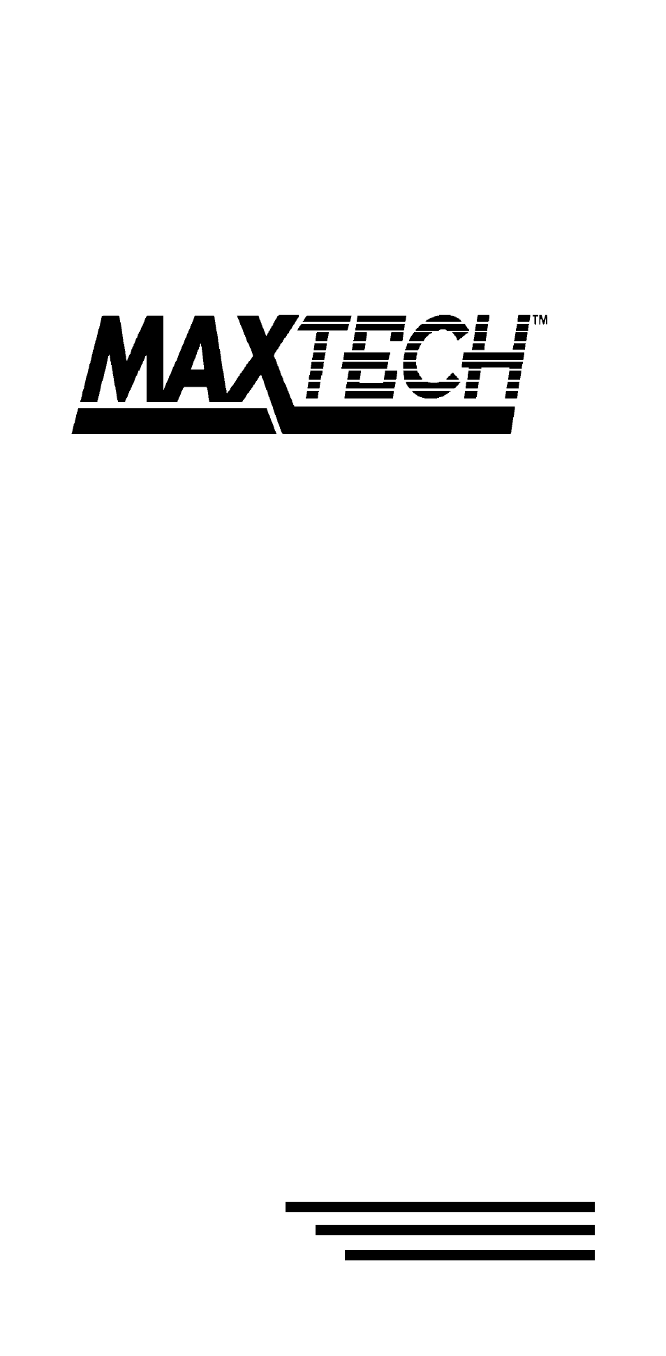 MaxTech NX-16 User Manual | 14 pages