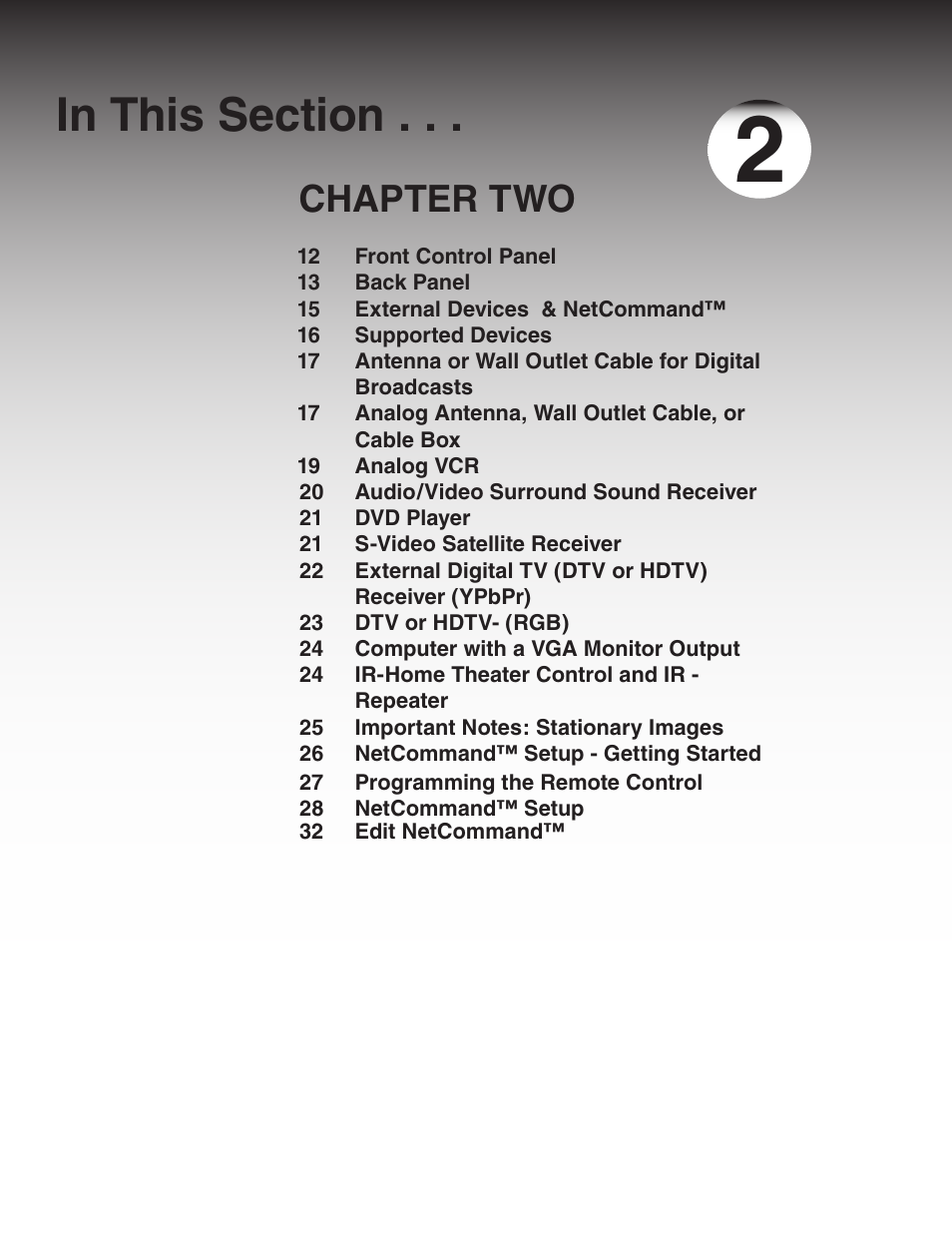 Chapter two | MITSUBISHI ELECTRIC WS-55711 User Manual | Page 11 / 92