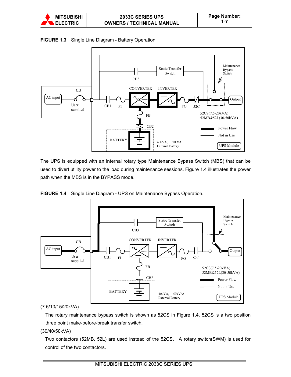 MITSUBISHI ELECTRIC 2033C User Manual | Page 13 / 48