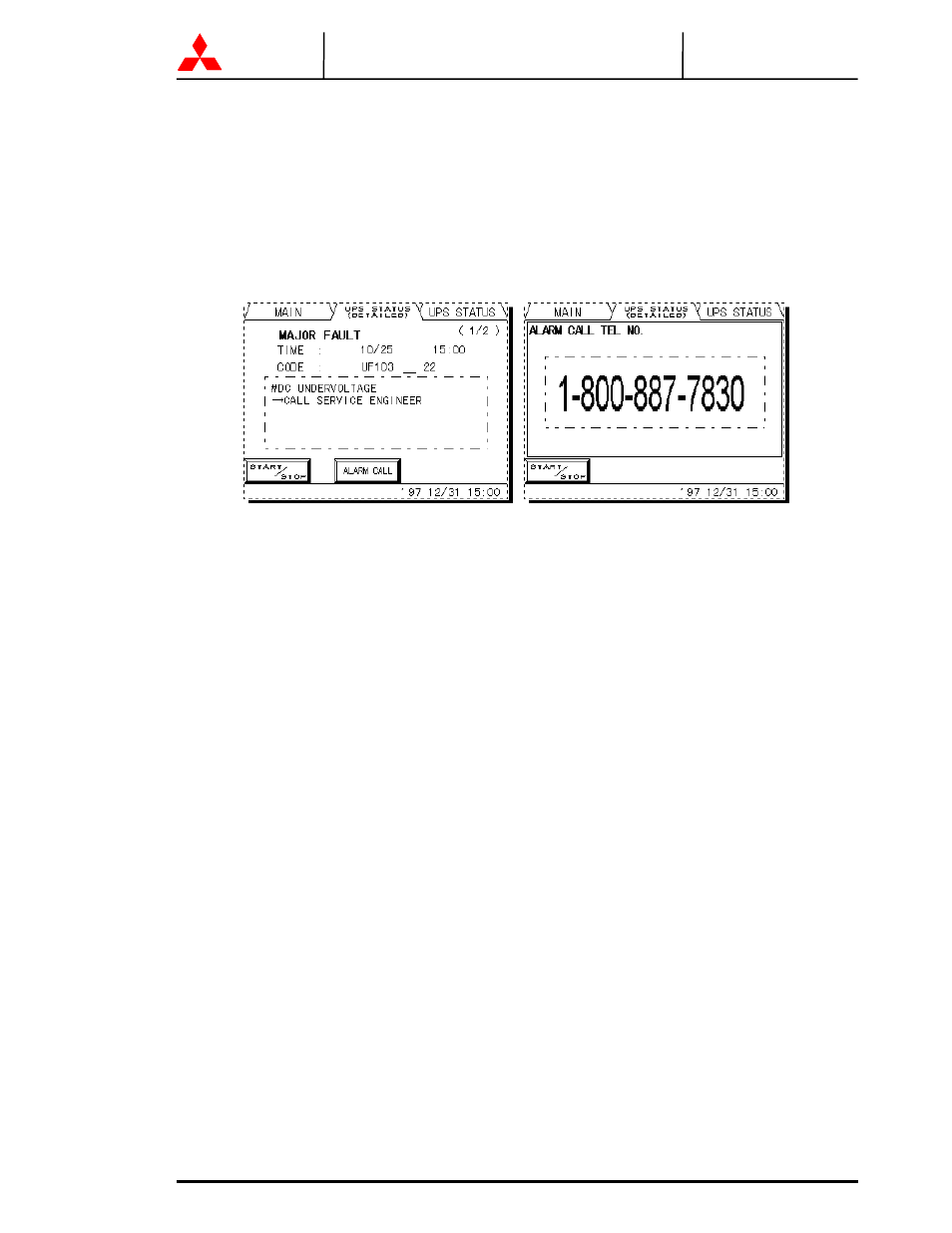 MITSUBISHI ELECTRIC 9700 Series User Manual | Page 26 / 65