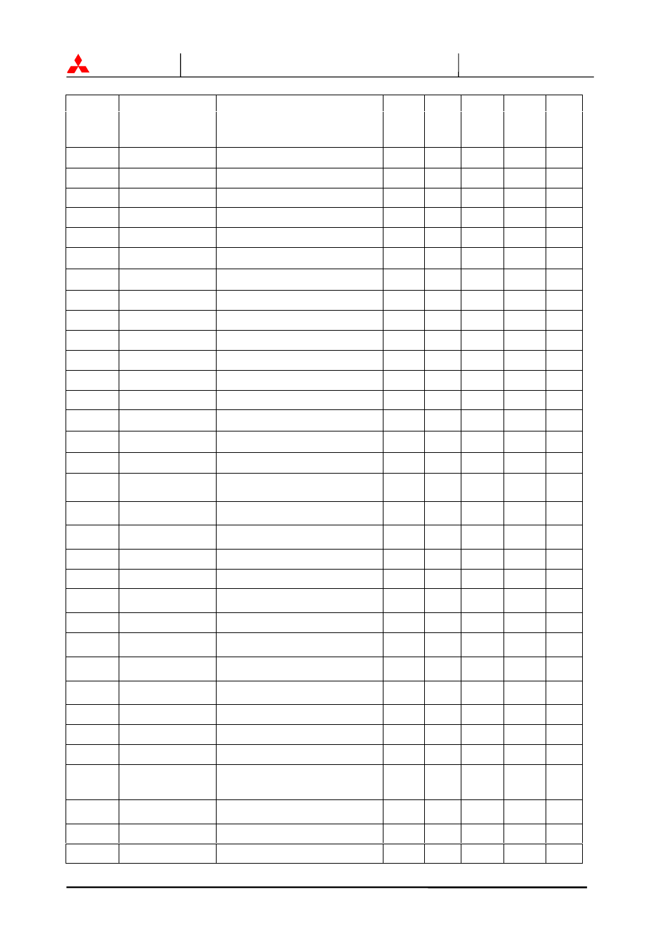 MITSUBISHI ELECTRIC 9700 Series User Manual | Page 59 / 65