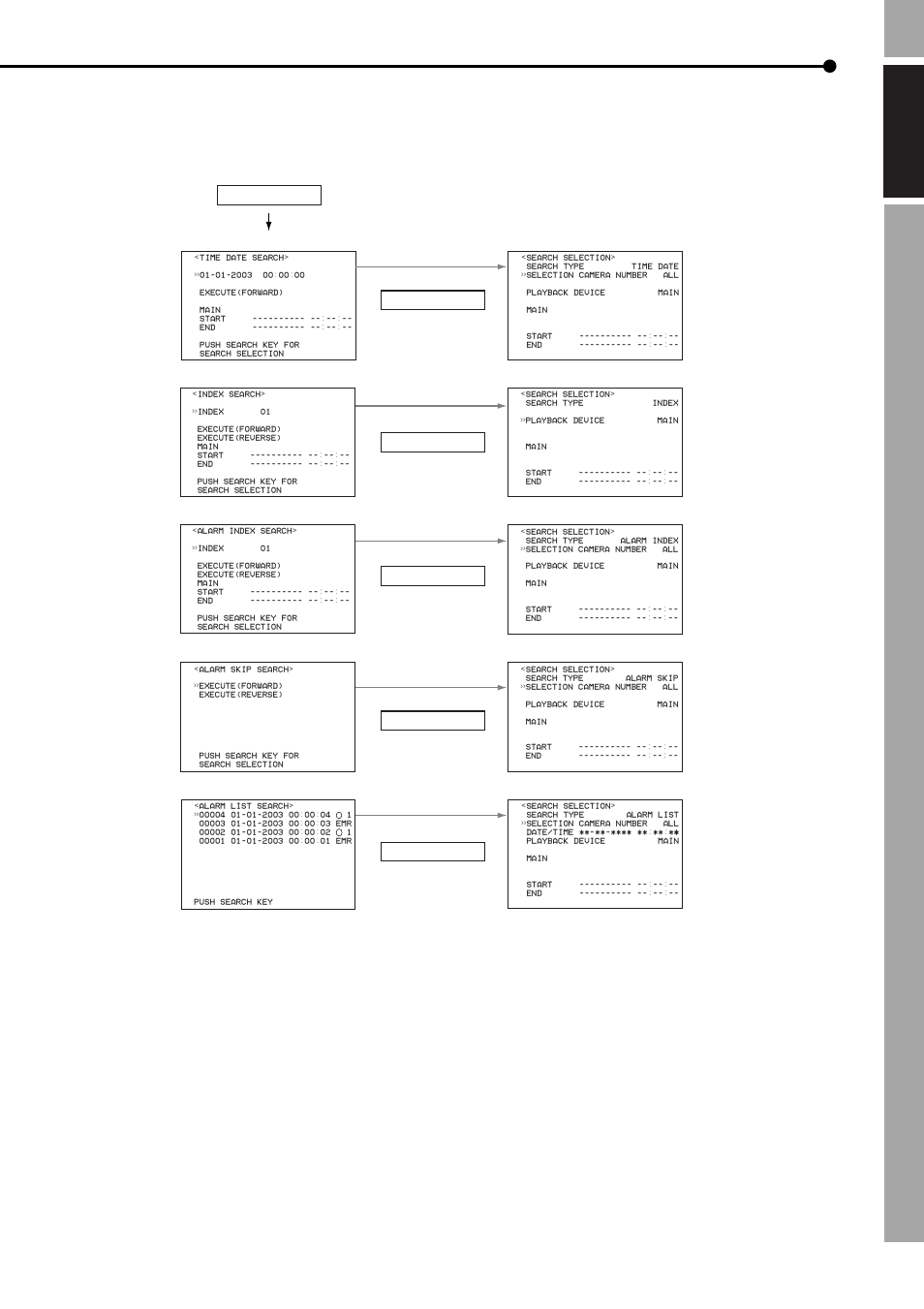 English, Search selection menu, Operation | Sub menu (1) main menu | MITSUBISHI ELECTRIC DX-NT400E User Manual | Page 33 / 92
