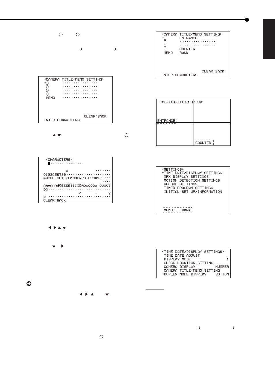 English, Duplex mode display | MITSUBISHI ELECTRIC DX-NT400E User Manual | Page 35 / 92