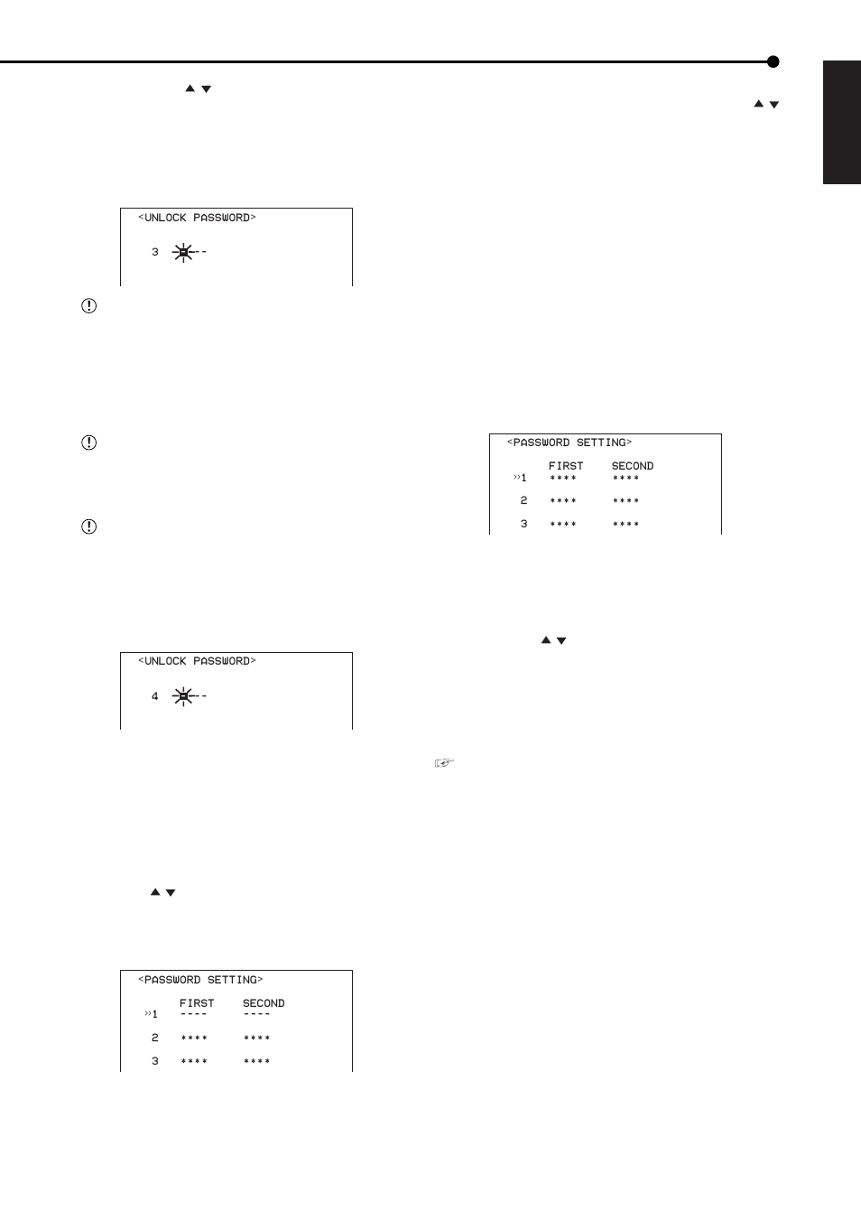 English, Language selection | MITSUBISHI ELECTRIC DX-NT400E User Manual | Page 57 / 92