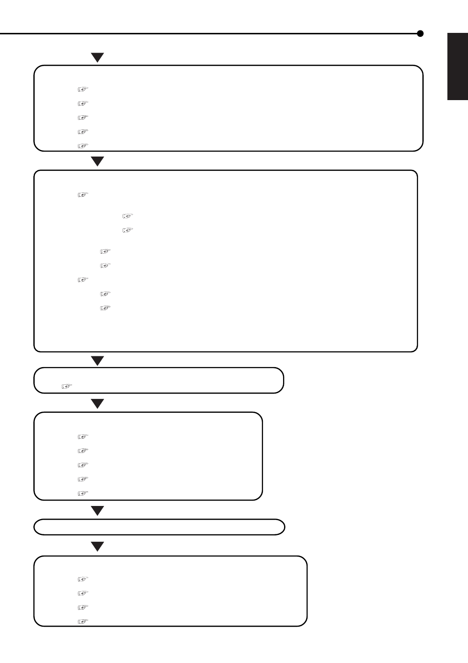 English, Beginning setting the motion detection, Setting the timer recording | Timer recording is executed/completed, Searching the recorded data | MITSUBISHI ELECTRIC DX-NT400E User Manual | Page 7 / 92