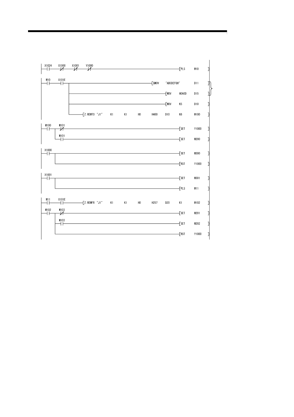 Melsec-q, Appendix (2) program example | MITSUBISHI ELECTRIC QJ71C24N User Manual | Page 334 / 358