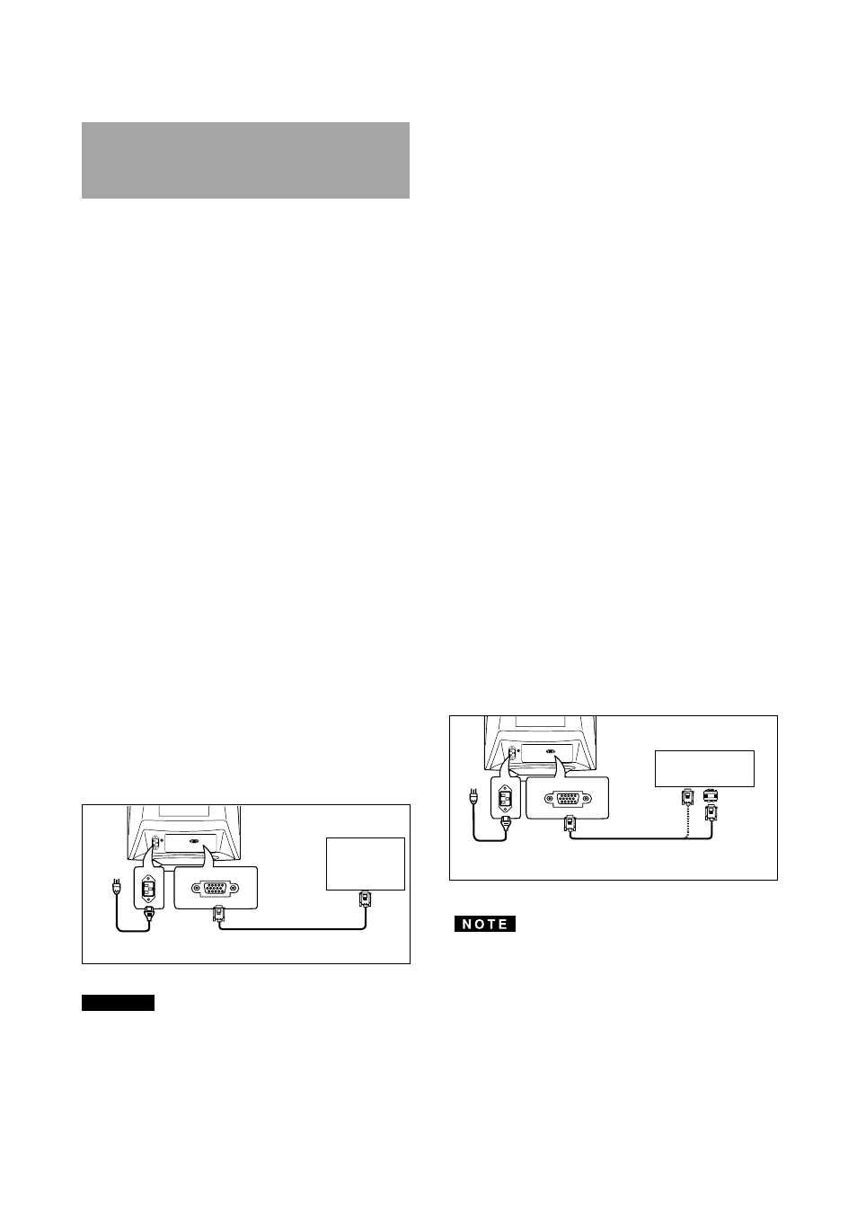 Installation and connection | MITSUBISHI ELECTRIC NFL9905STTFW User Manual | Page 10 / 20