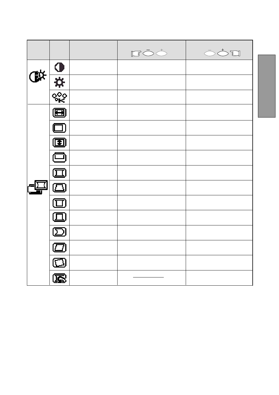 English | MITSUBISHI ELECTRIC NFL9905STTFW User Manual | Page 13 / 20