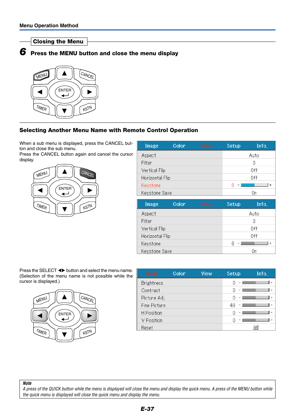MITSUBISHI ELECTRIC XD50U User Manual | Page 38 / 77