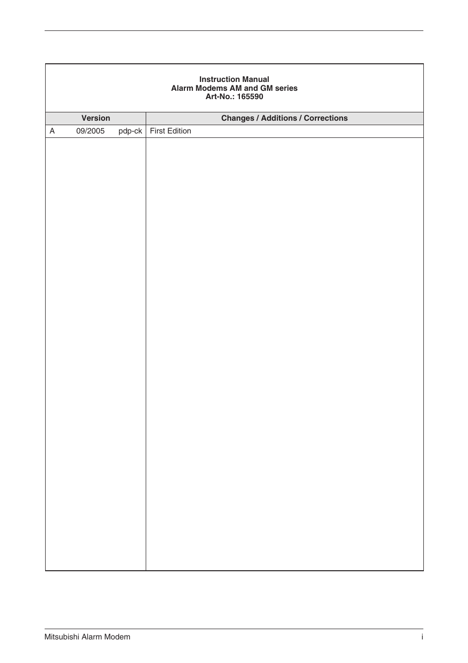 MITSUBISHI ELECTRIC MITSUBISHI MAM MAM-AM24 User Manual | Page 5 / 48