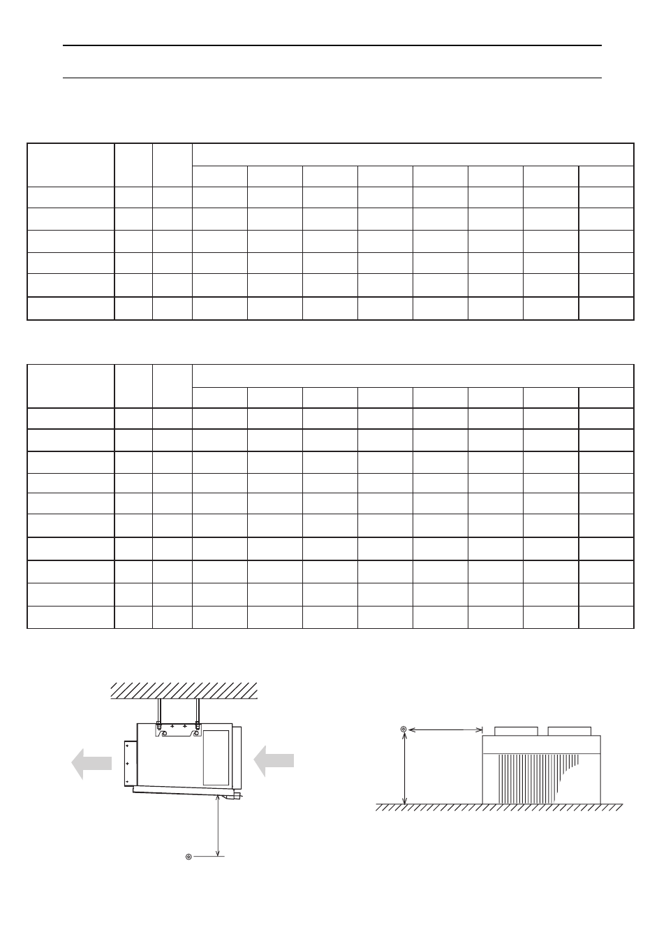 Sound data, Position mesurement, Indoor units | Outdoor units, Indoor unit outdoor unit, Pe(h) pu(h) | MITSUBISHI ELECTRIC PE-15MYC User Manual | Page 41 / 115