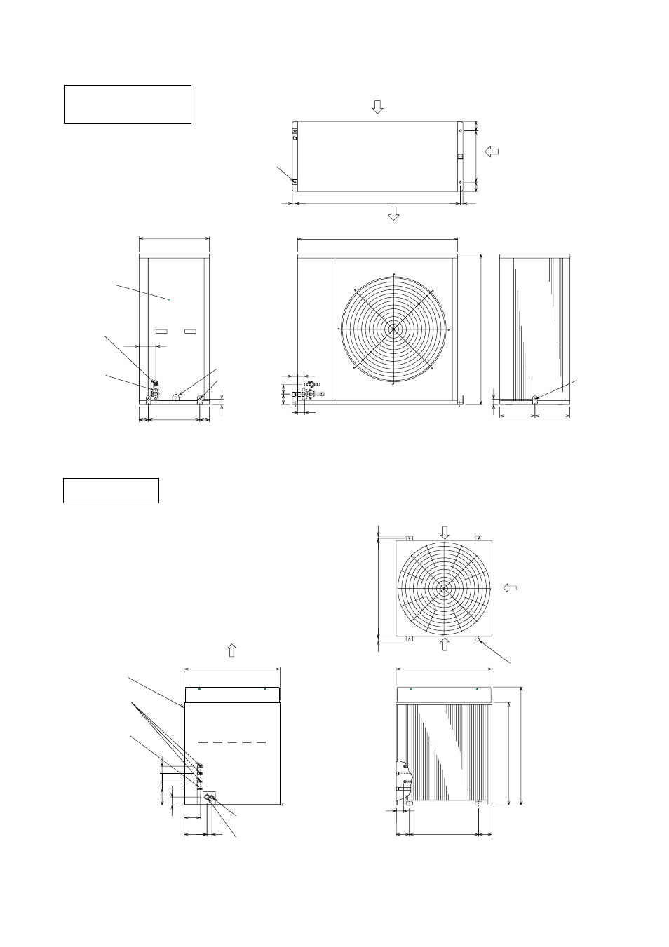 Pu-15, Puh-8,10 (side blow) | MITSUBISHI ELECTRIC PE-15MYC User Manual | Page 46 / 115