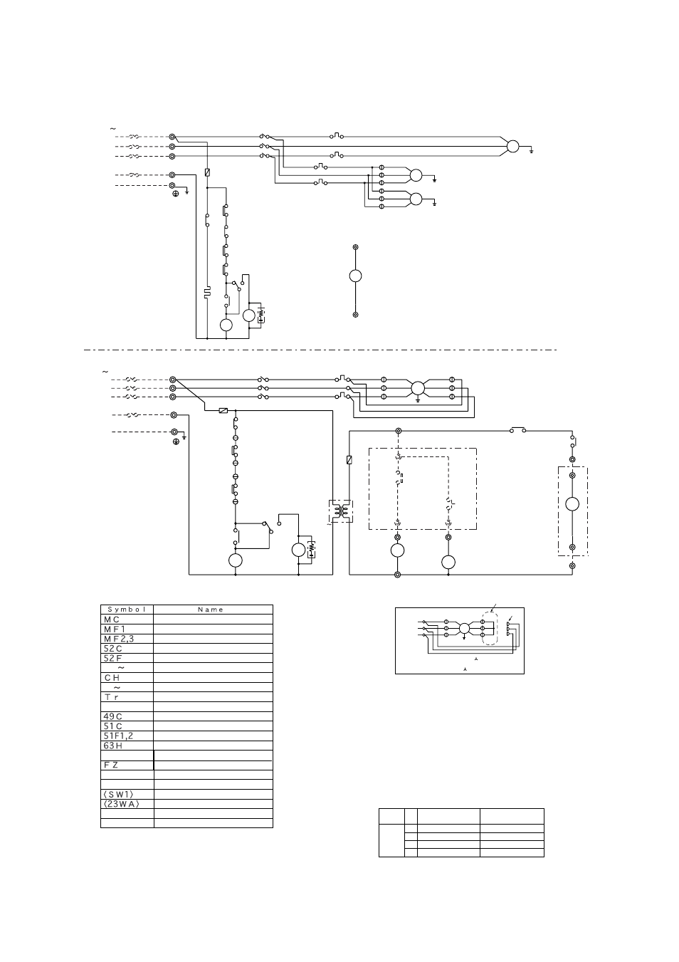 Pe-8,10myc-eu (standard), Connector, Internal thermostat | MITSUBISHI ELECTRIC PE-15MYC User Manual | Page 50 / 115