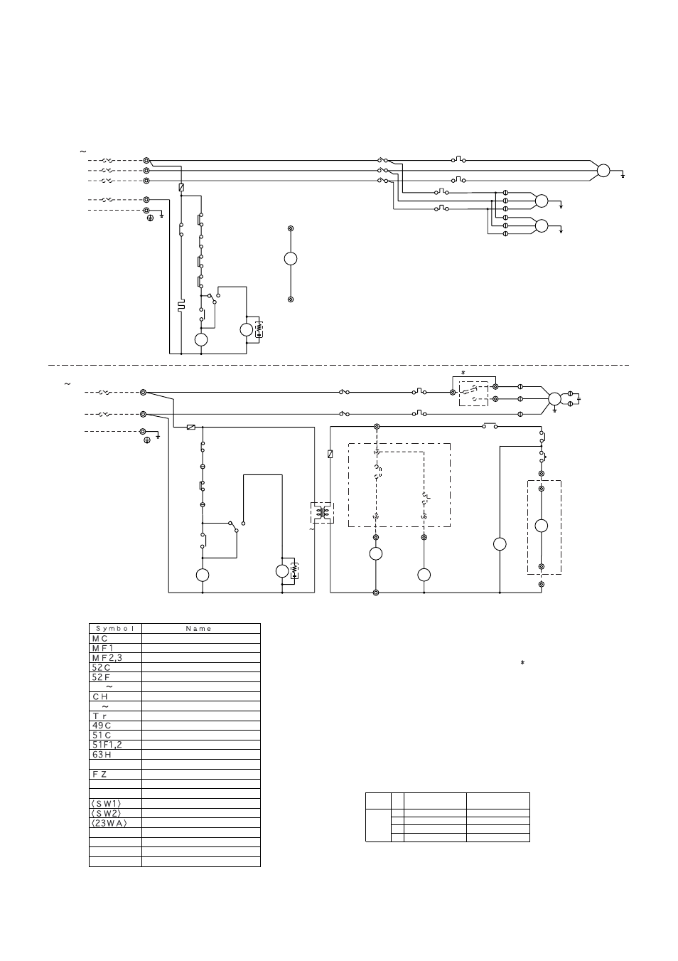 Connector surge killer run capacitor, Option controller connection | MITSUBISHI ELECTRIC PE-15MYC User Manual | Page 53 / 115