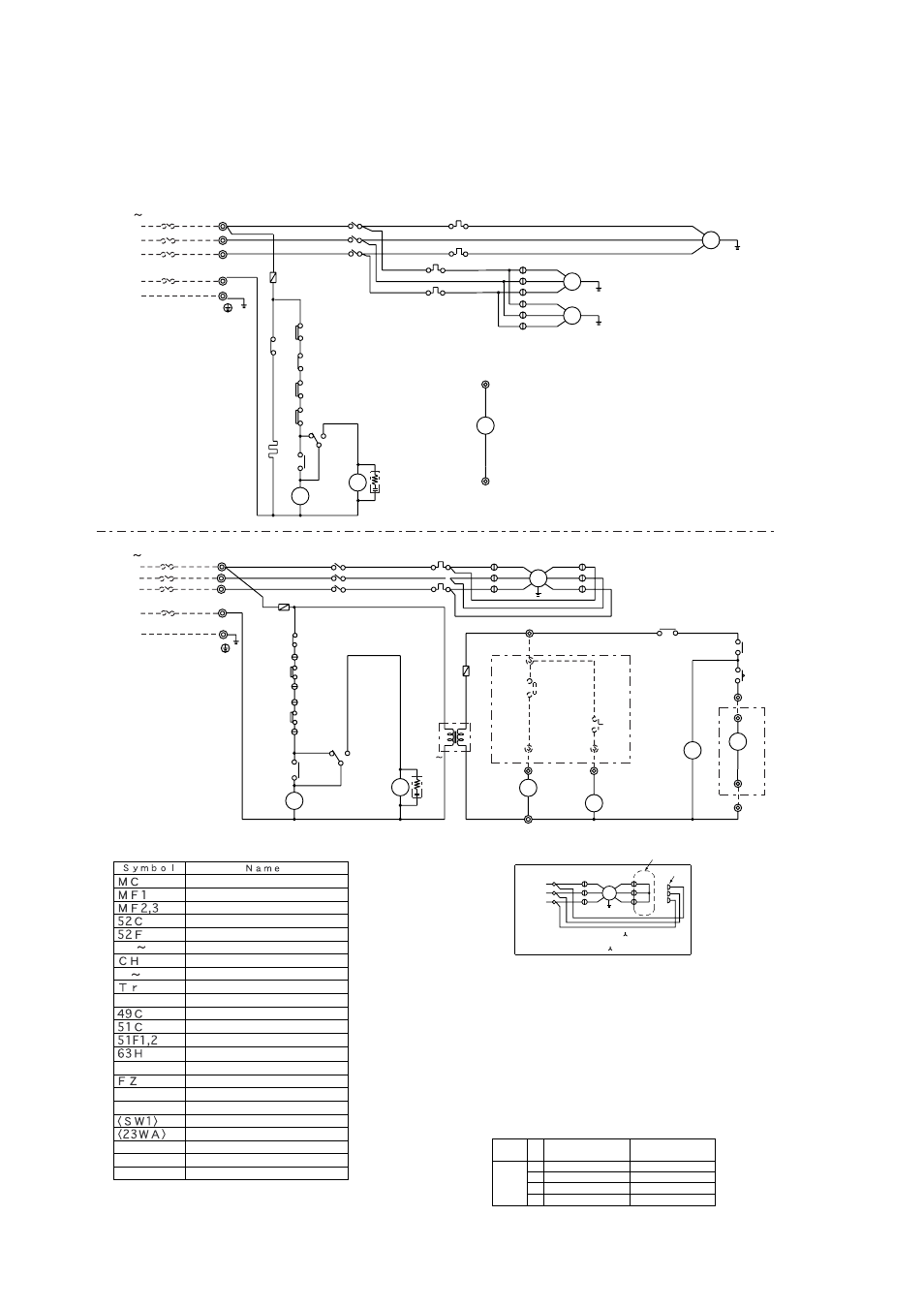 Internal thermostat, Option controller connection | MITSUBISHI ELECTRIC PE-15MYC User Manual | Page 54 / 115