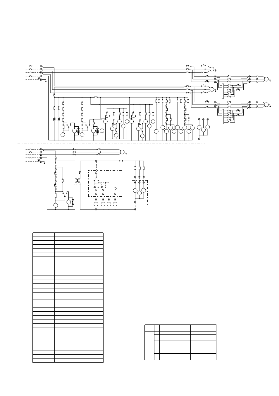 Caution, Option controller connection, Thermostat (freeze protection) 26l1,2 | MITSUBISHI ELECTRIC PE-15MYC User Manual | Page 71 / 115