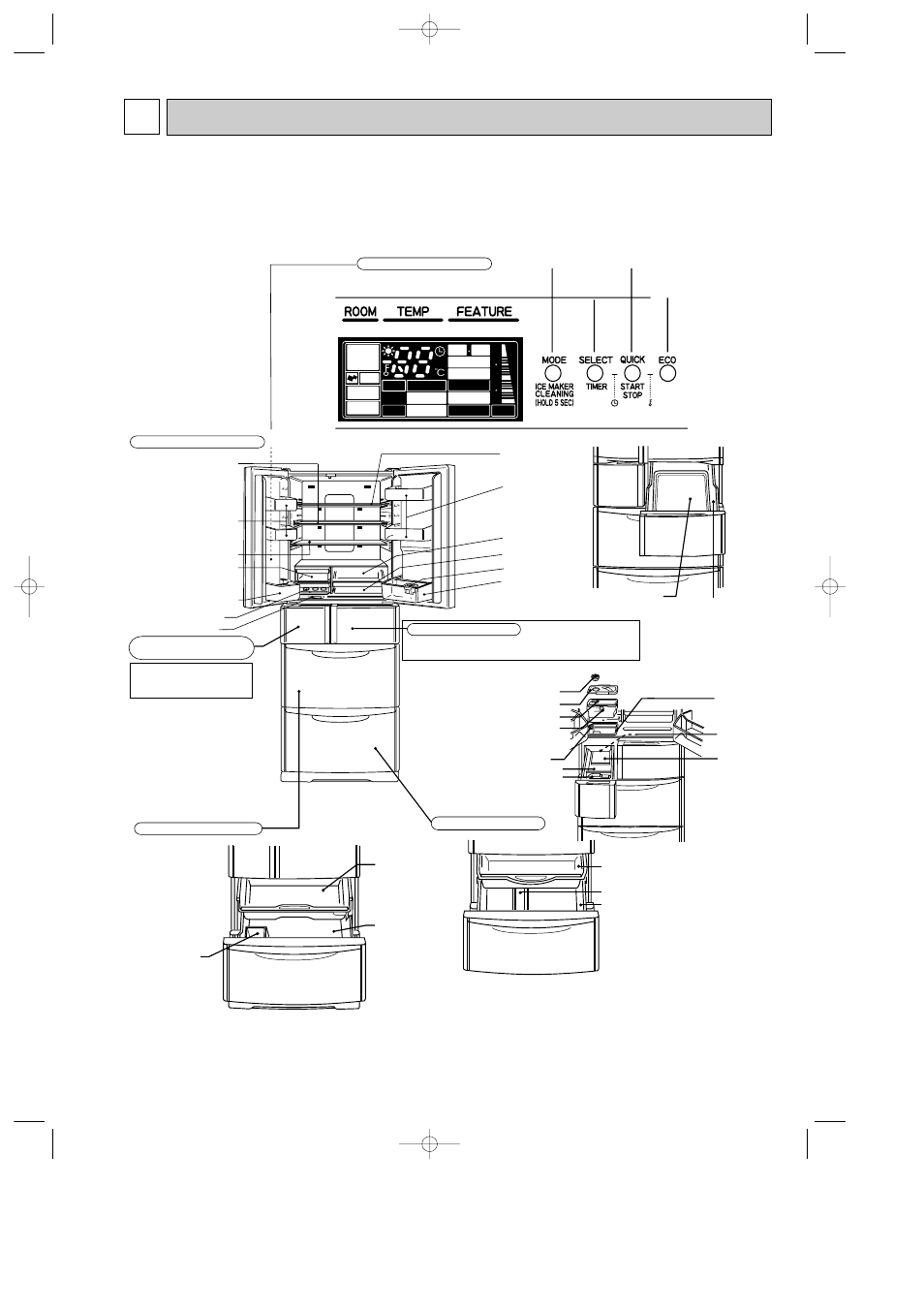 Names of the parts 7, Mr-g50j-nz | MITSUBISHI ELECTRIC Mitsubishi Home Refrigerator MR-G50J-SS-NZ User Manual | Page 33 / 48