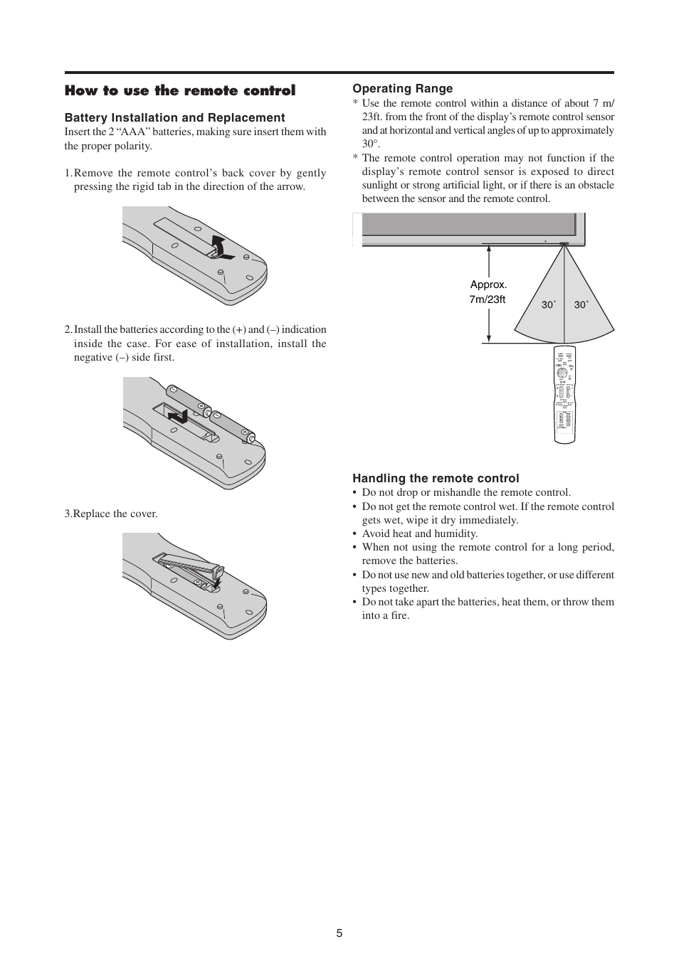 MITSUBISHI ELECTRIC PD-4265 User Manual | Page 14 / 49